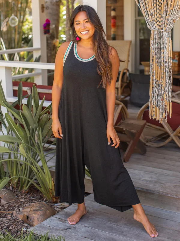 Willow "ButterSoft" Jumpsuit - Charcoal sold by NATURAL LIFE