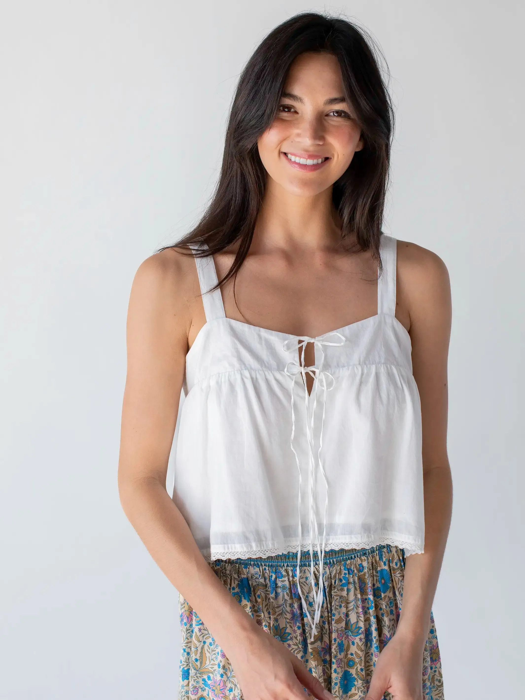 Cara Top - White Cotton sold by NATURAL LIFE product image thumbnail 3