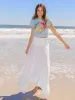 Feelin' Alive Convertible Cotton Midi Skirt - White sold by NATURAL LIFE