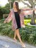 Sierra Kimono - Pink Floral Diamonds sold by NATURAL LIFE