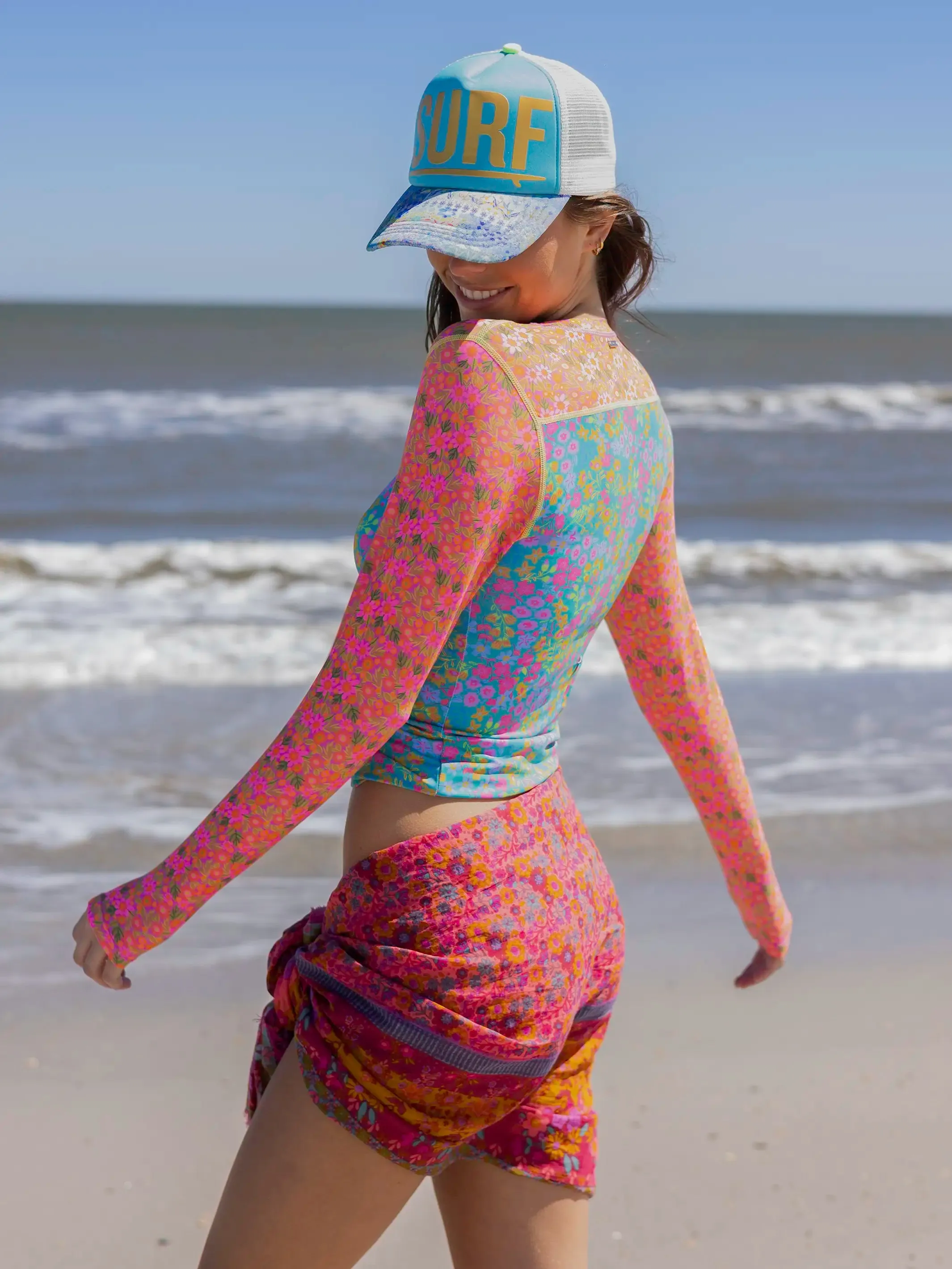 Printed Sarong - Magenta Borders sold by NATURAL LIFE product image thumbnail 3