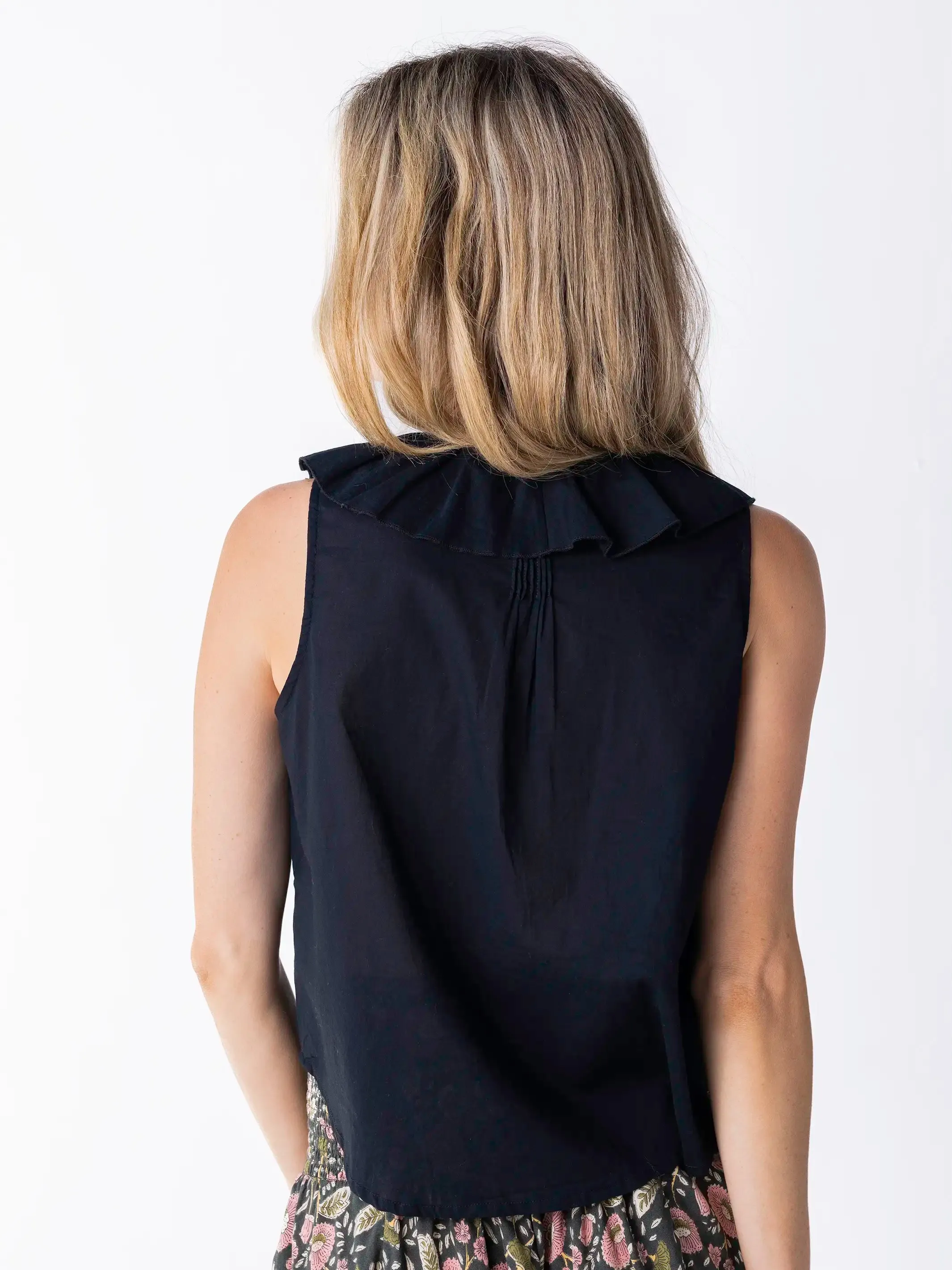 My Favorite Sleeveless Cotton Top - Black sold by NATURAL LIFE product image thumbnail 3
