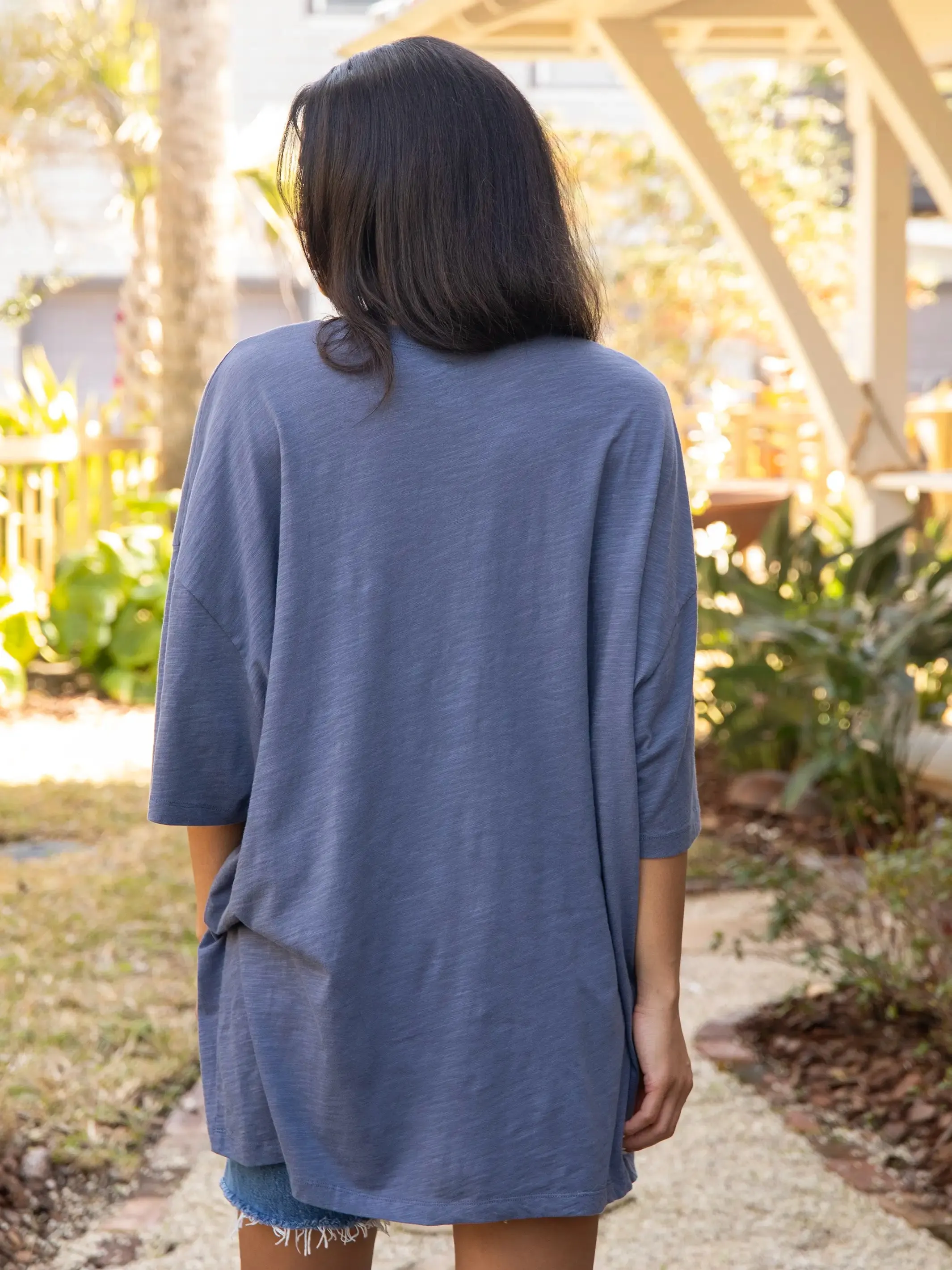 One Size Cotton Easy Tee - Twilight Folk Garden sold by NATURAL LIFE product image thumbnail 2