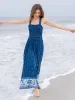 Sedona Jumpsuit - Indigo Shibori Stripe sold by NATURAL LIFE