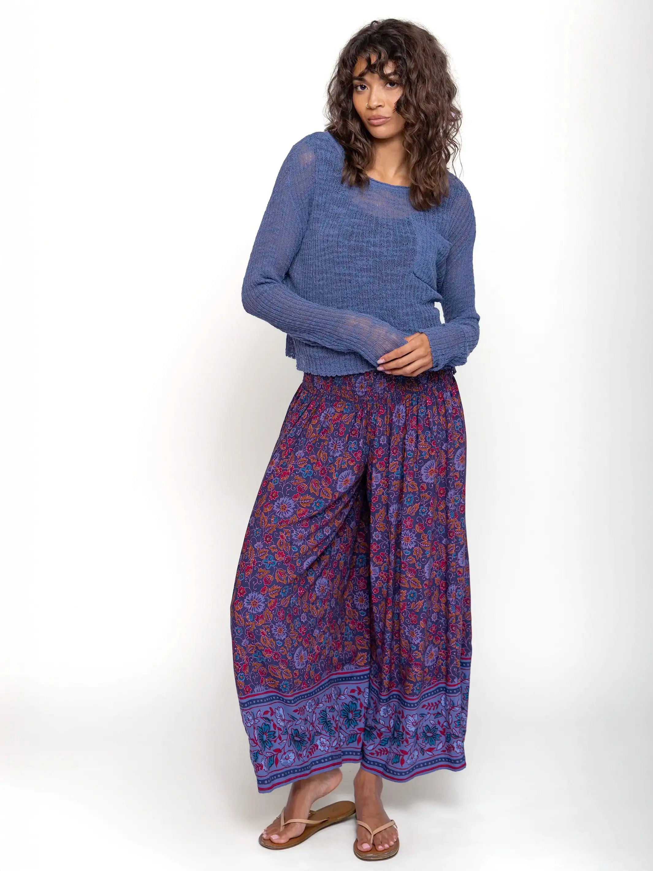 Patti Layering Sweater - Heather Blue sold by NATURAL LIFE product image thumbnail 4