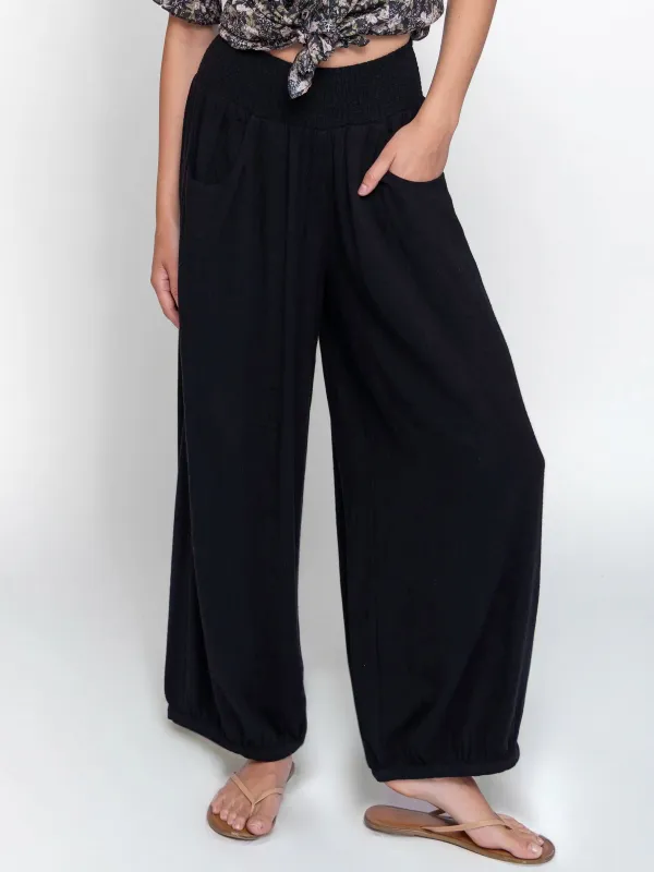 Around The Town Pant - Black sold by NATURAL LIFE