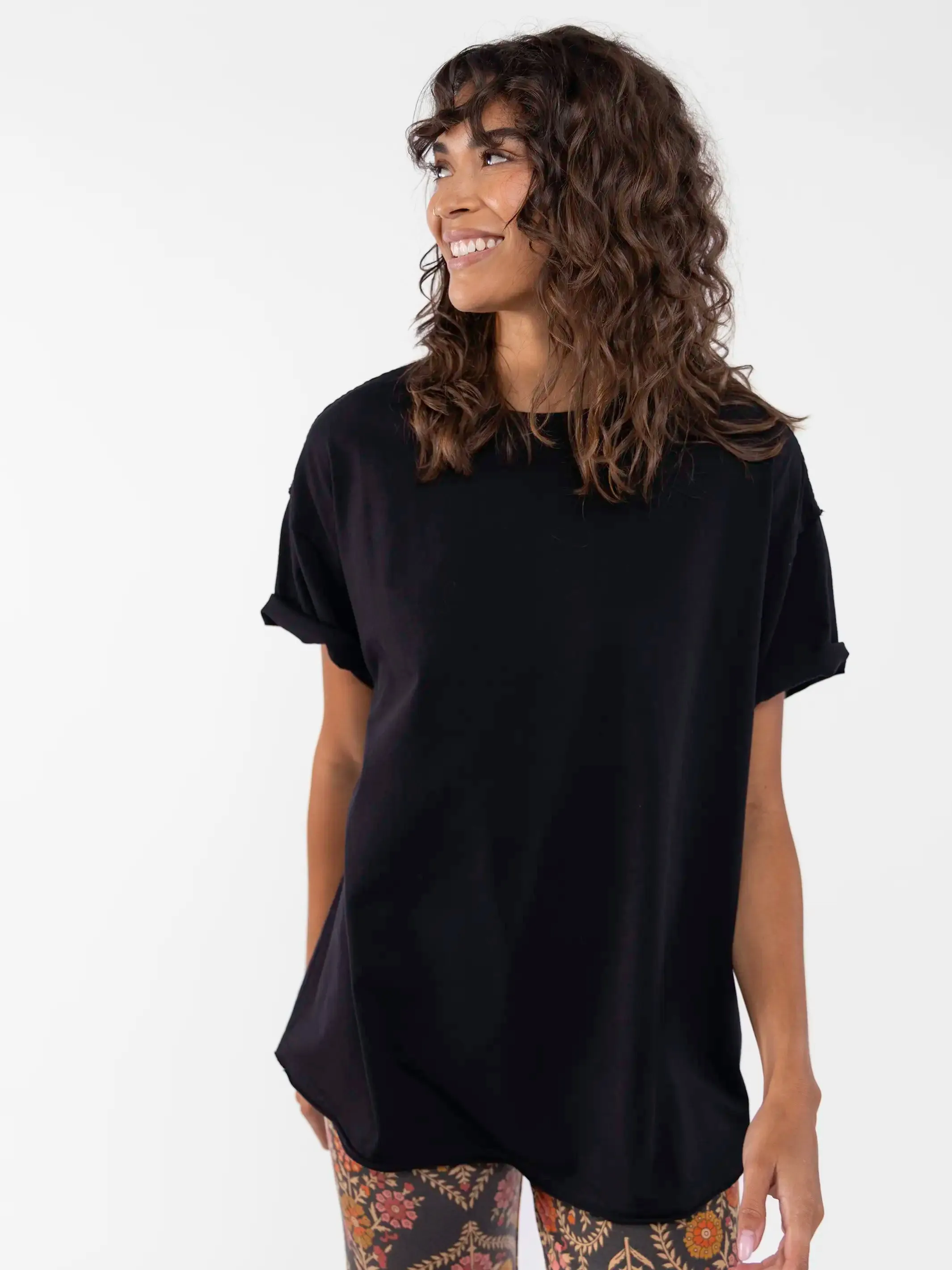Take It In Cotton Tee - Black sold by NATURAL LIFE product image thumbnail 3