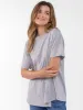 Take It In Cotton Tee - Heather Grey sold by NATURAL LIFE