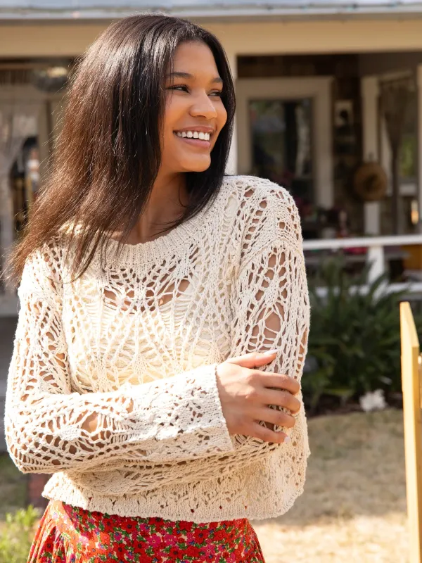 Favorite Layering Sweater - Cream sold by NATURAL LIFE