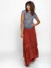 Feelin' Alive Lace Midi Skirt - Rust sold by NATURAL LIFE
