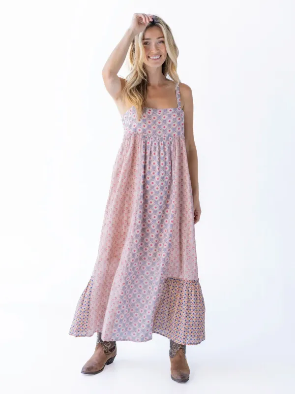 Jenny Cotton Maxi Dress - Wildflower Wonder sold by NATURAL LIFE