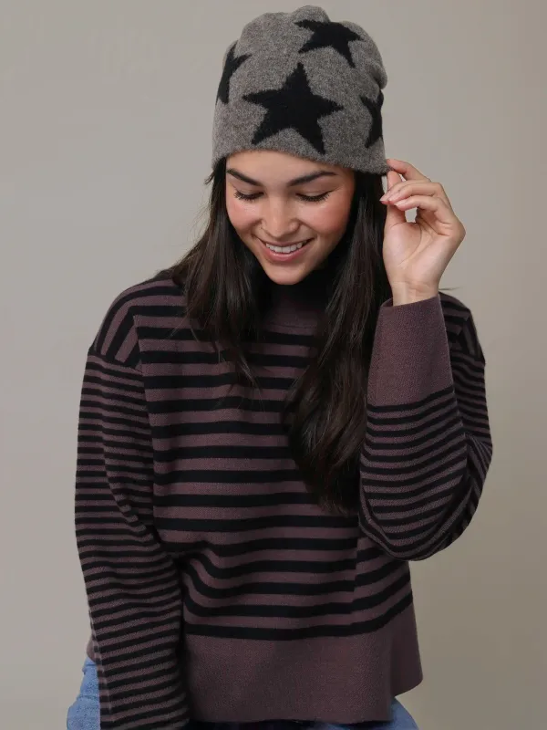 Montauk Sweater - Dusk Stripes sold by NATURAL LIFE