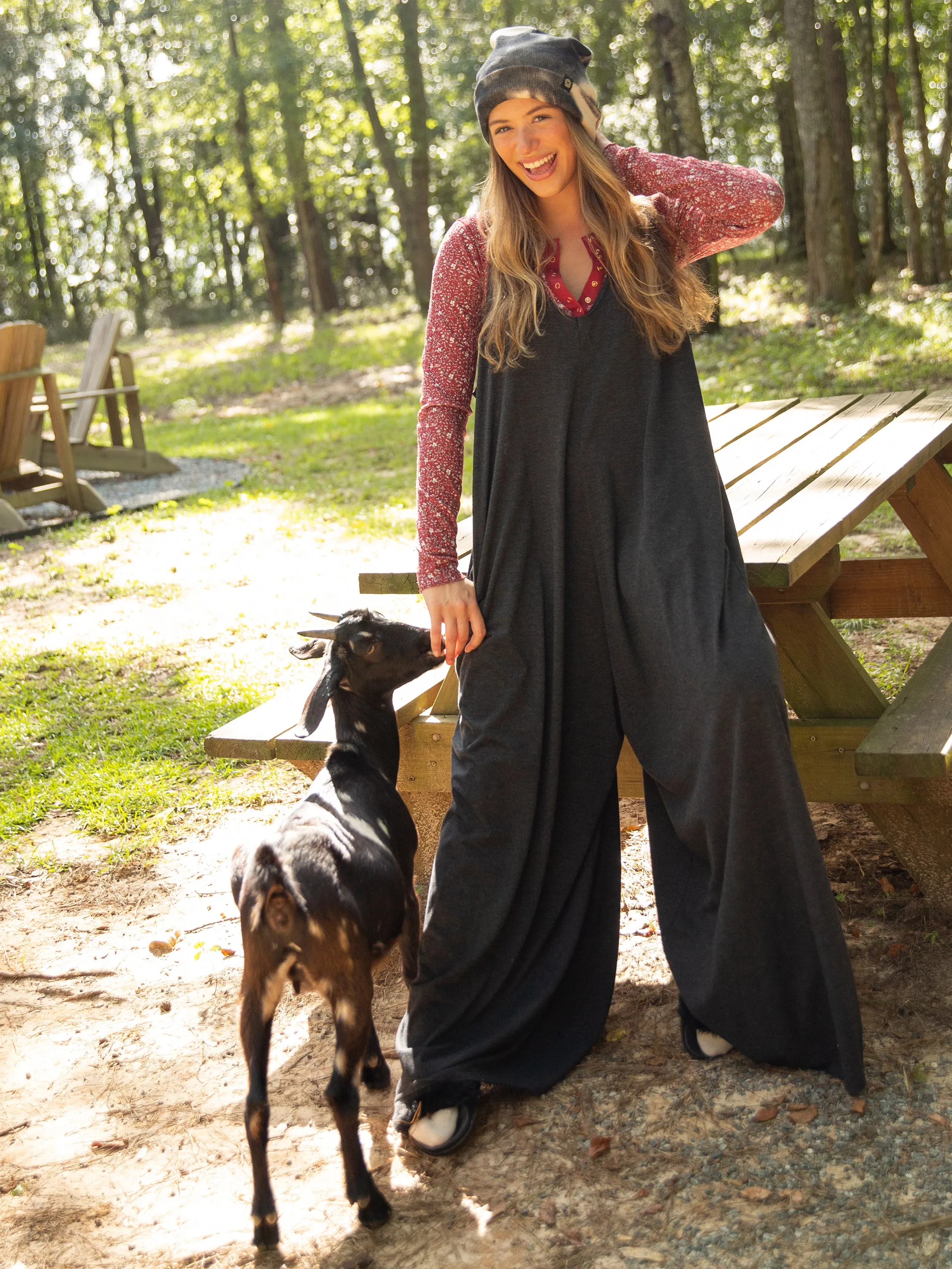 Reagan Thermal Henley - Red Floral sold by NATURAL LIFE product image thumbnail 2