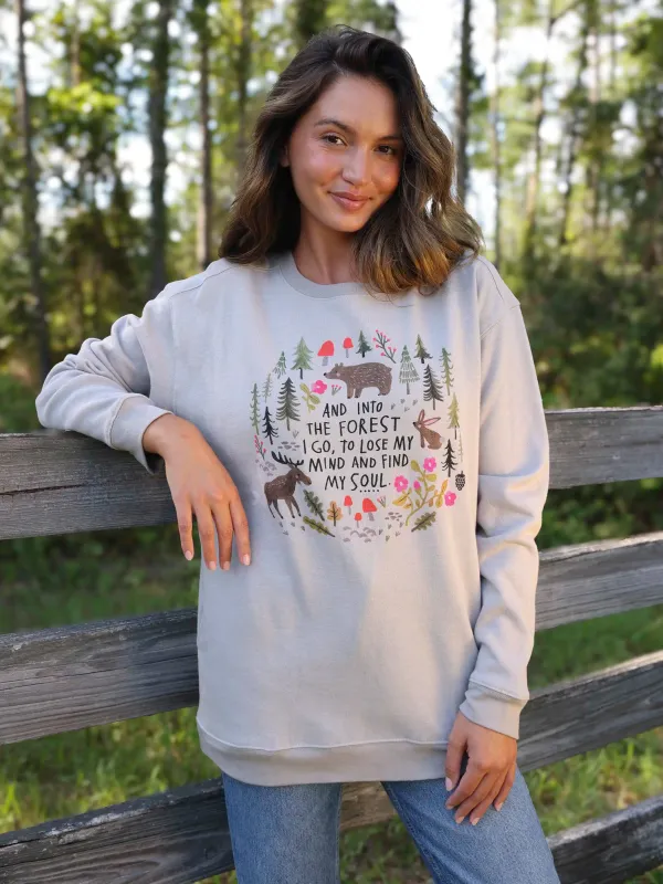 Comfy Pocket Sweatshirt - Into The Forest sold by NATURAL LIFE