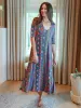 All Day "ButterSoft" Tee Dress - Navy Floral Stripes sold by NATURAL LIFE