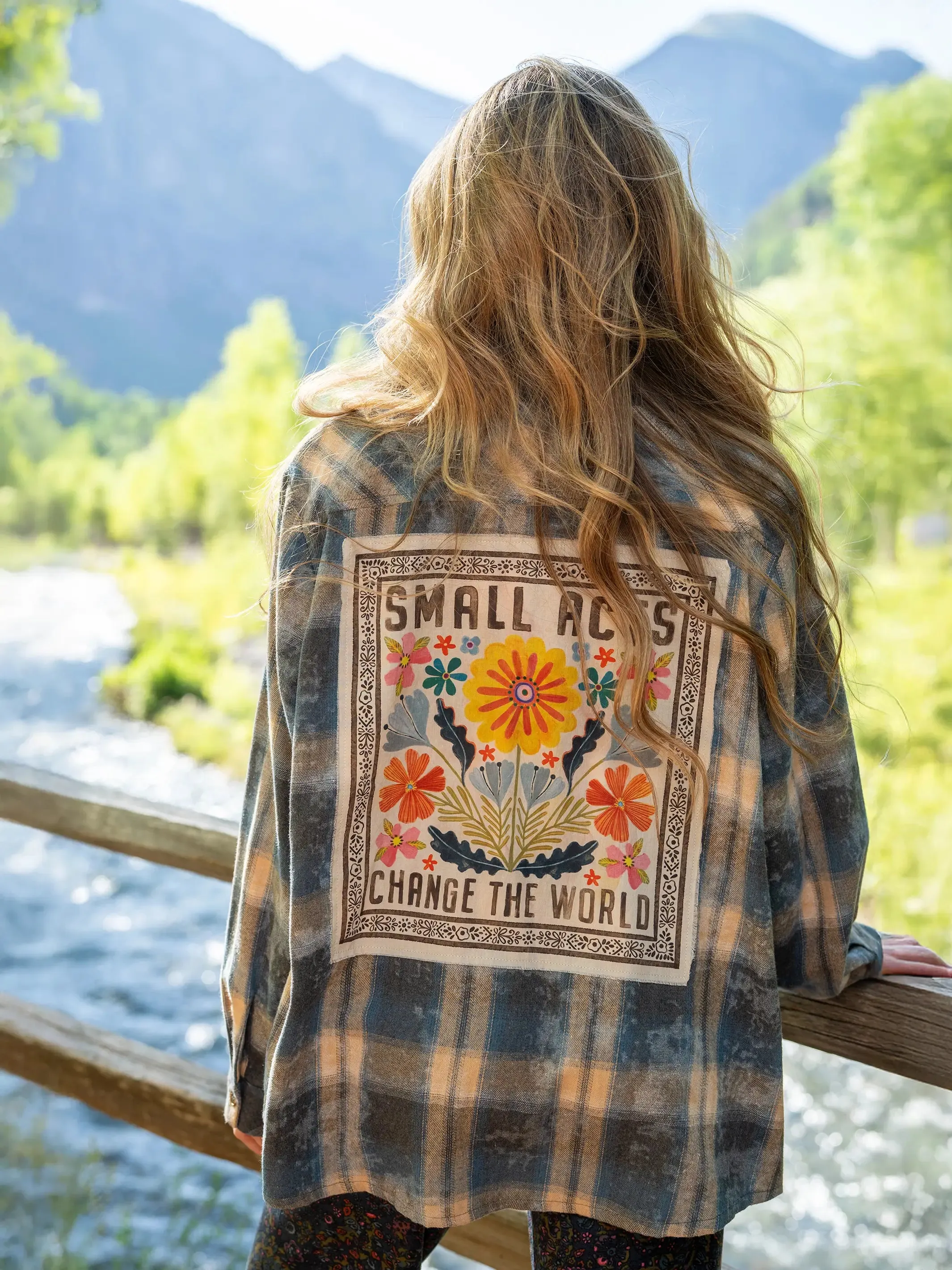 Telluride Patch Flannel Shirt - Small Acts sold by NATURAL LIFE