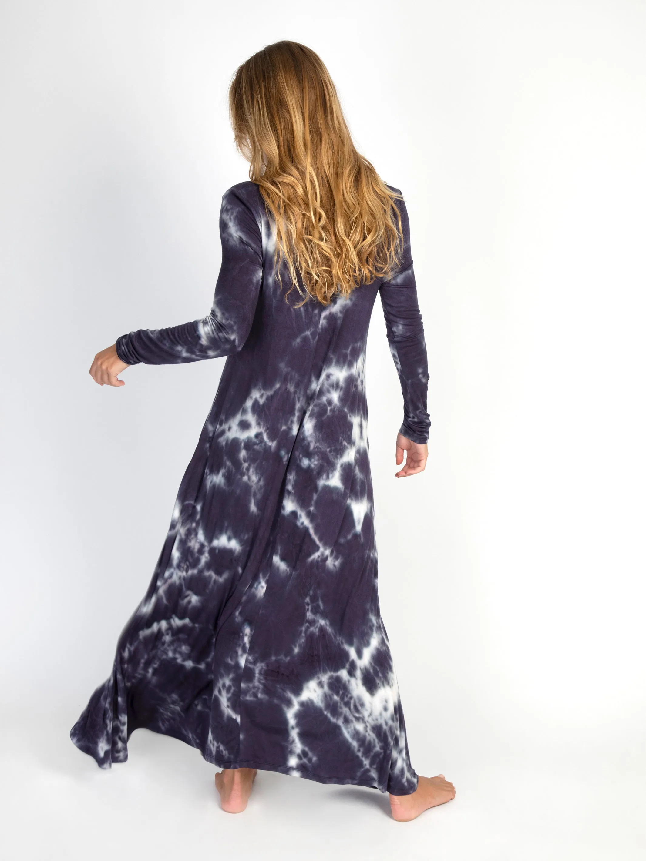 Stevie "ButterSoft" Knit Maxi Dress - Tie-Dye Midnight sold by NATURAL LIFE product image thumbnail 3