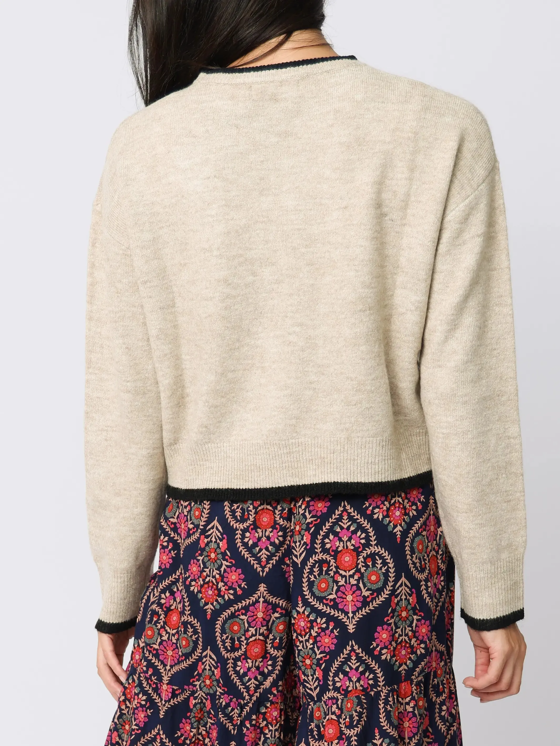 Intarsia Icon Sweater - Cream Dog sold by NATURAL LIFE product image thumbnail 3