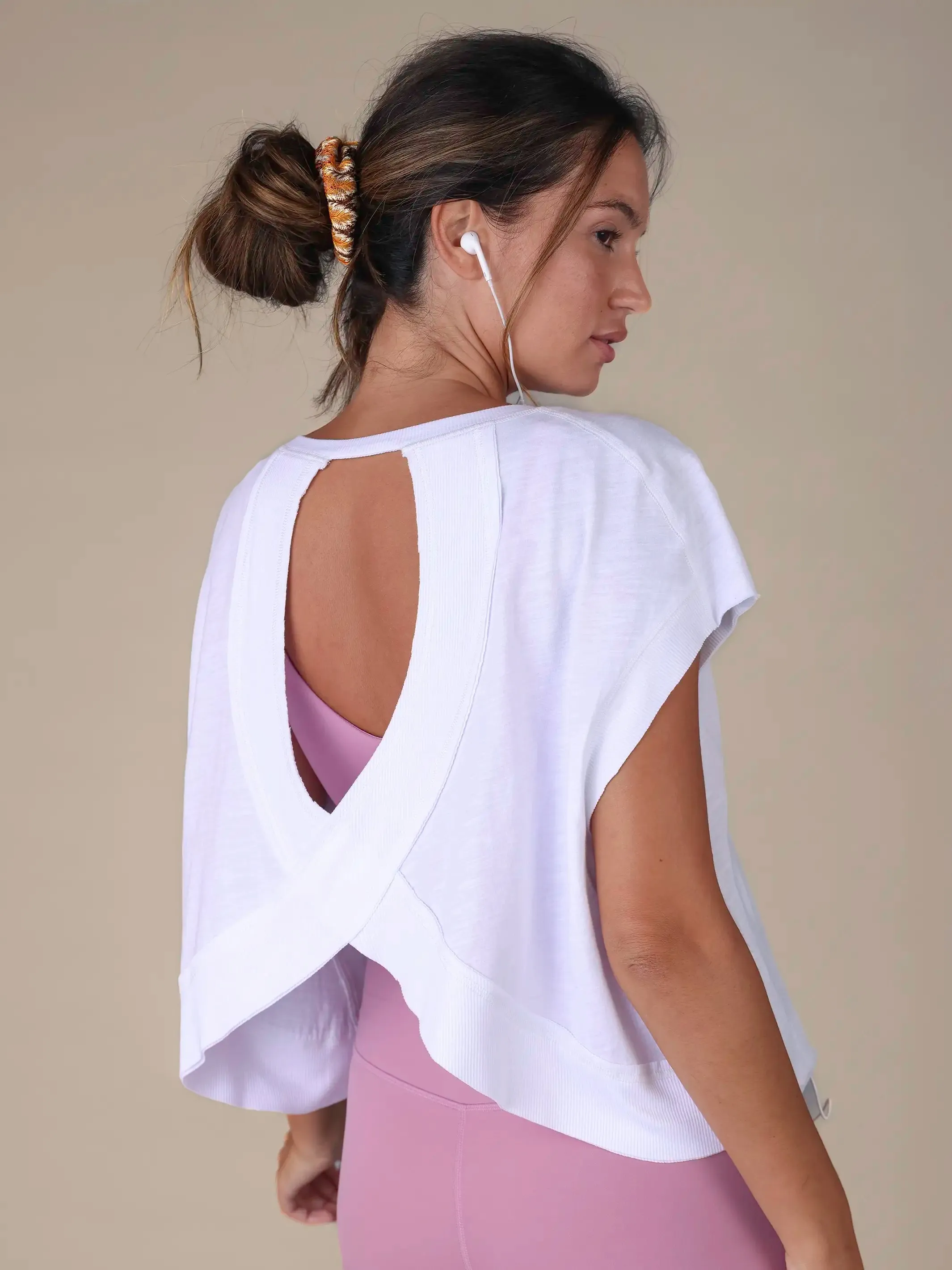 Cut It Out Cotton Tee - White sold by NATURAL LIFE