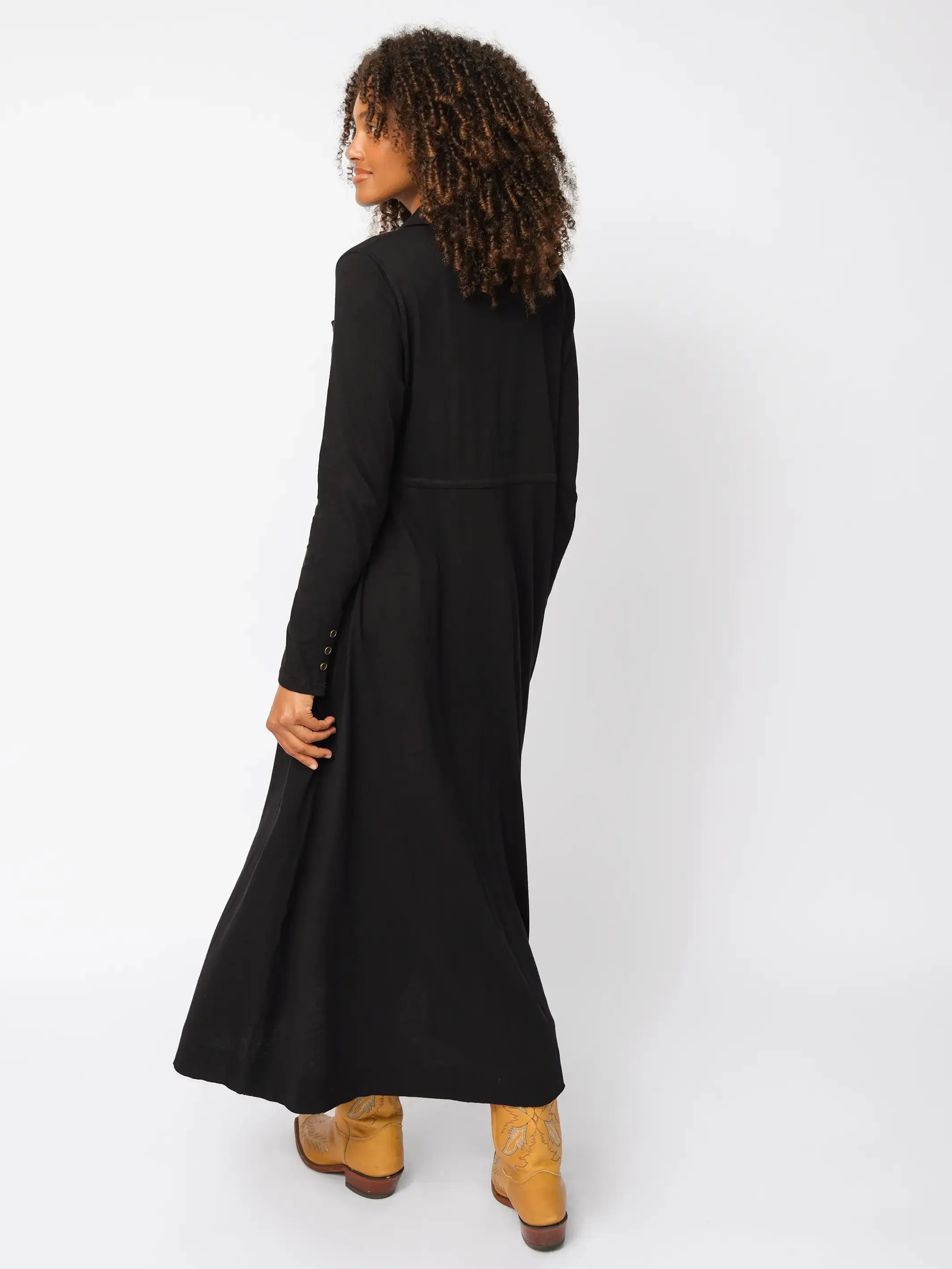 Christa Knit Cotton Maxi Dress - Black sold by NATURAL LIFE product image thumbnail 3