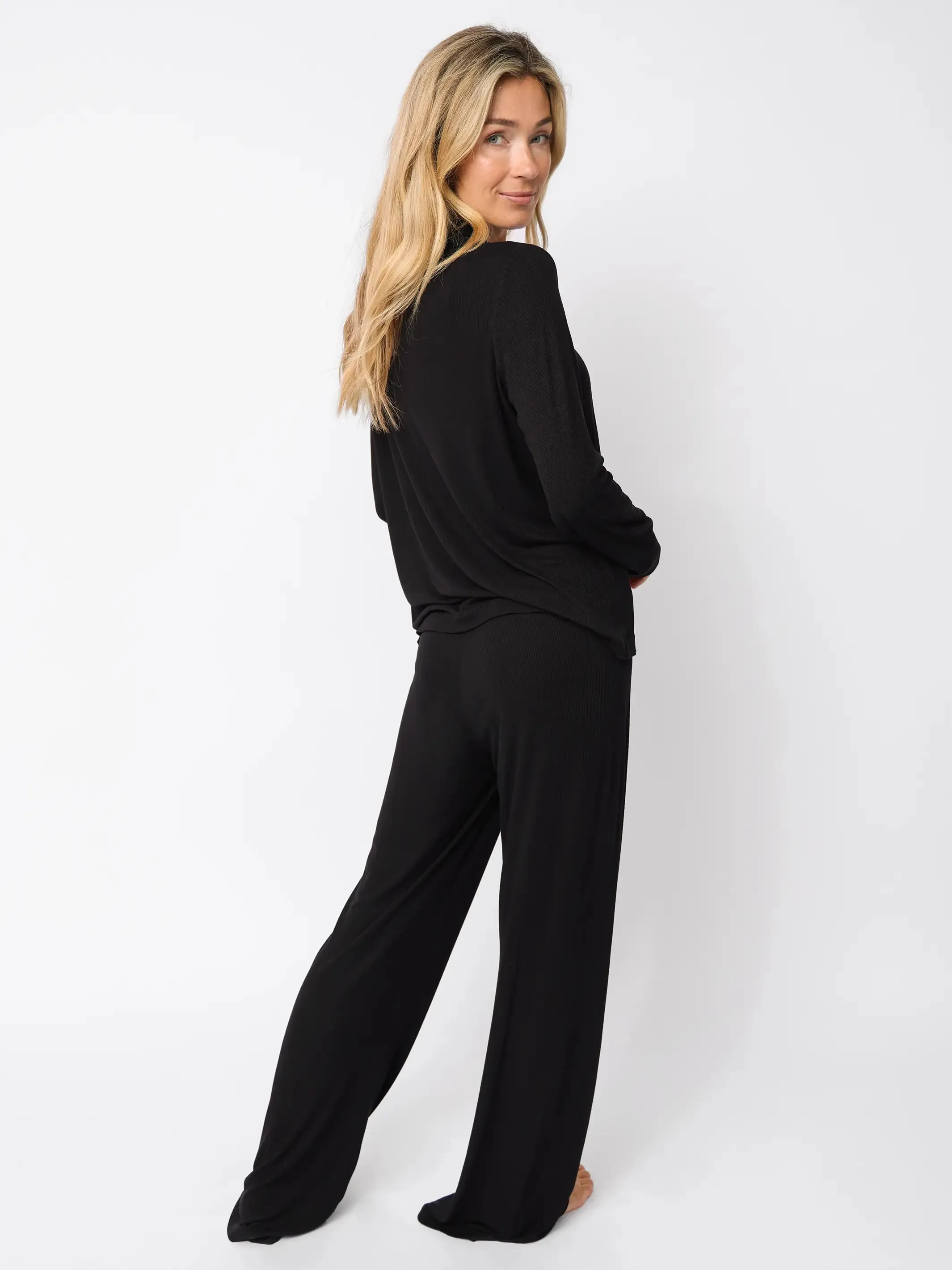 By the Fire Pajama Set - Black sold by NATURAL LIFE product image thumbnail 3
