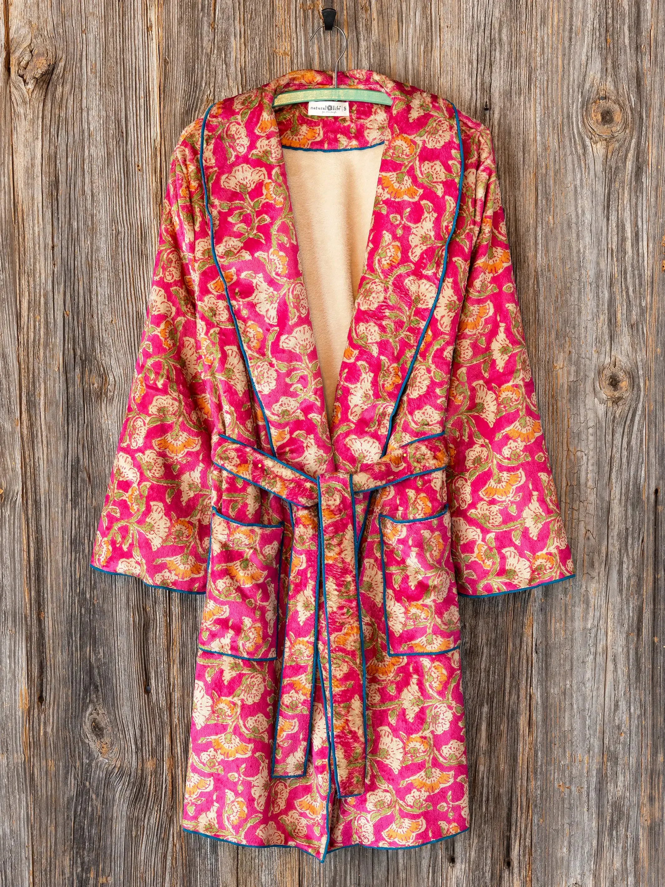 Cozy Blanket Robe - Pink Medallion Mini sold by NATURAL LIFE product image thumbnail 4