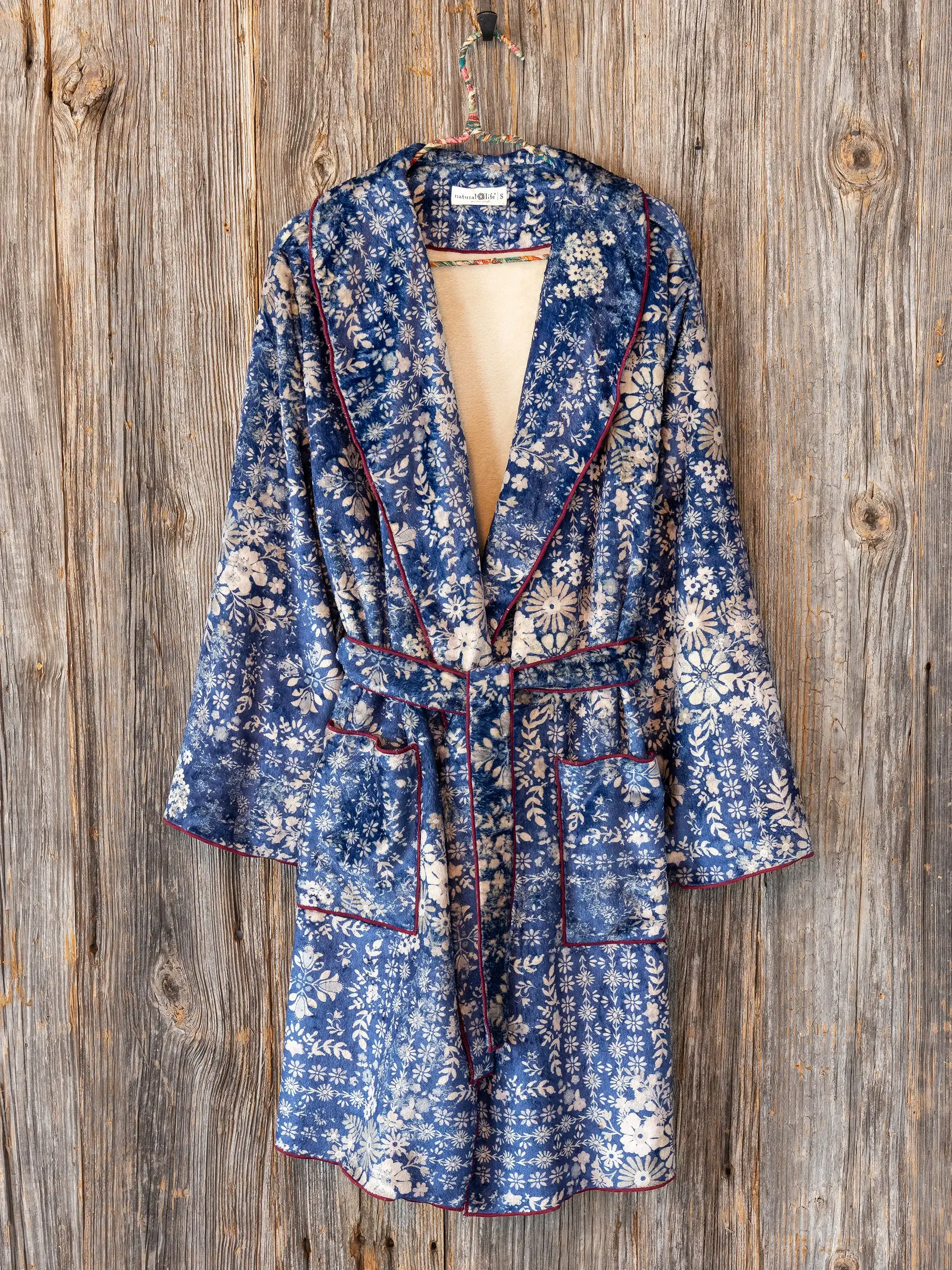 Cozy Blanket Robe - Navy Bandana Mini sold by NATURAL LIFE product image thumbnail 5