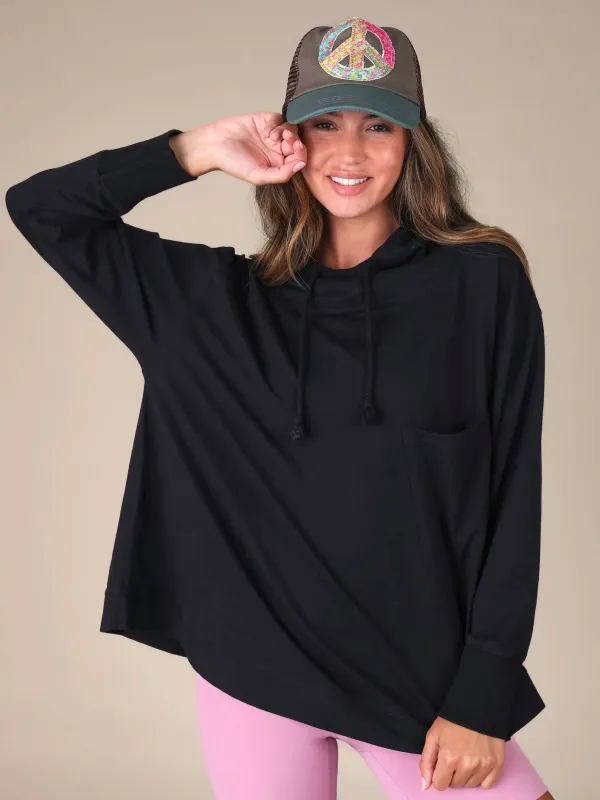 Move Free Hooded Layer - Black sold by NATURAL LIFE