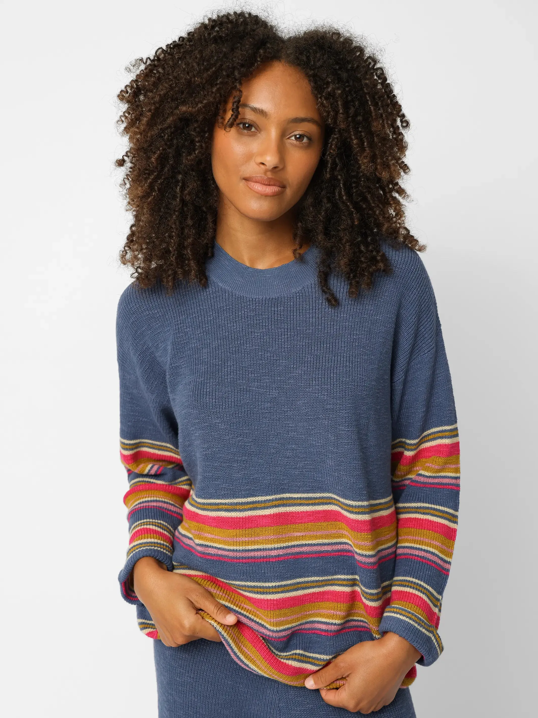 Cotton Lounge & Go Set - Washed Navy sold by NATURAL LIFE product image thumbnail 2