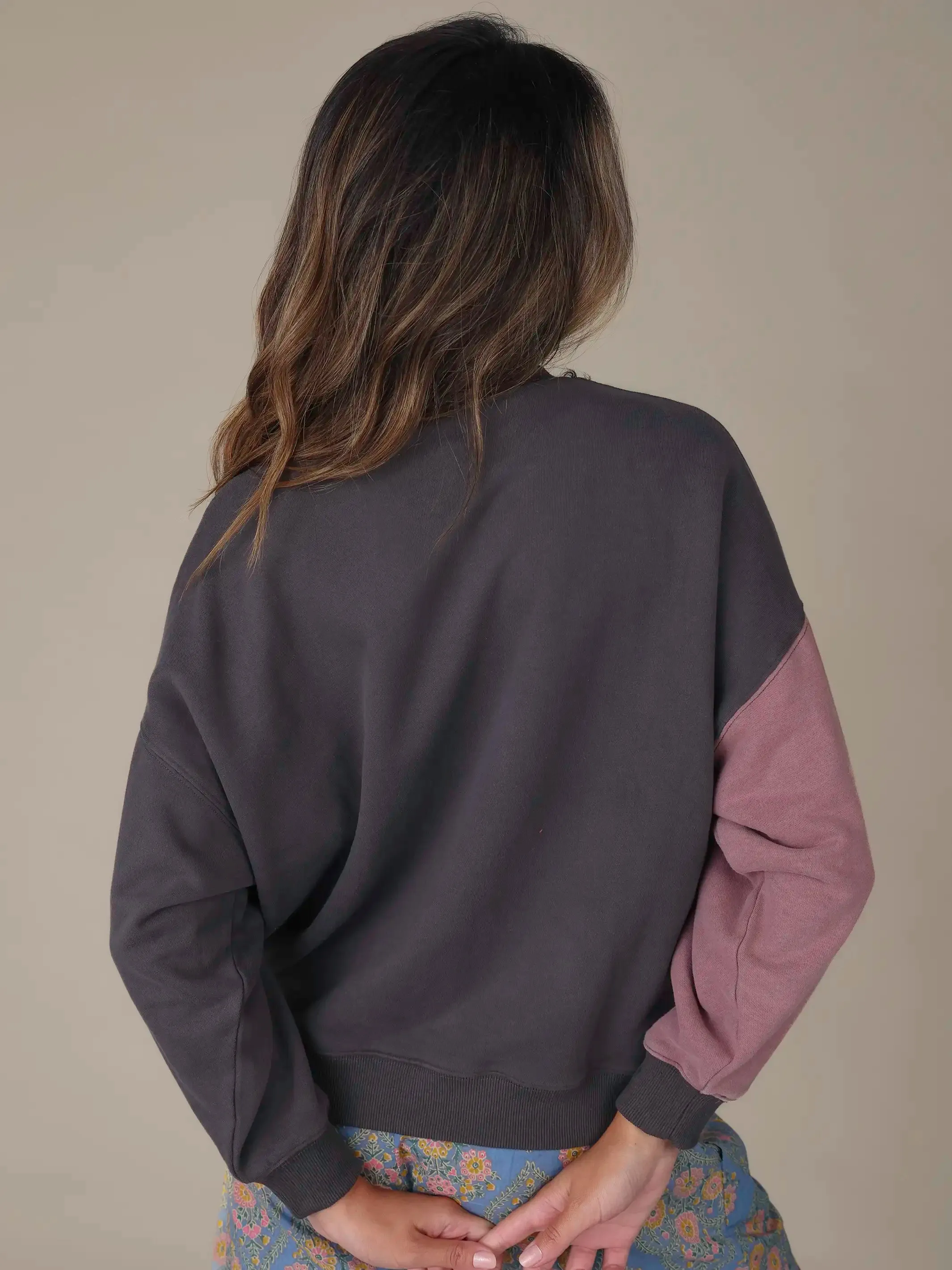 Marlowe Sweatshirt - Charcoal Daisy sold by NATURAL LIFE product image thumbnail 2