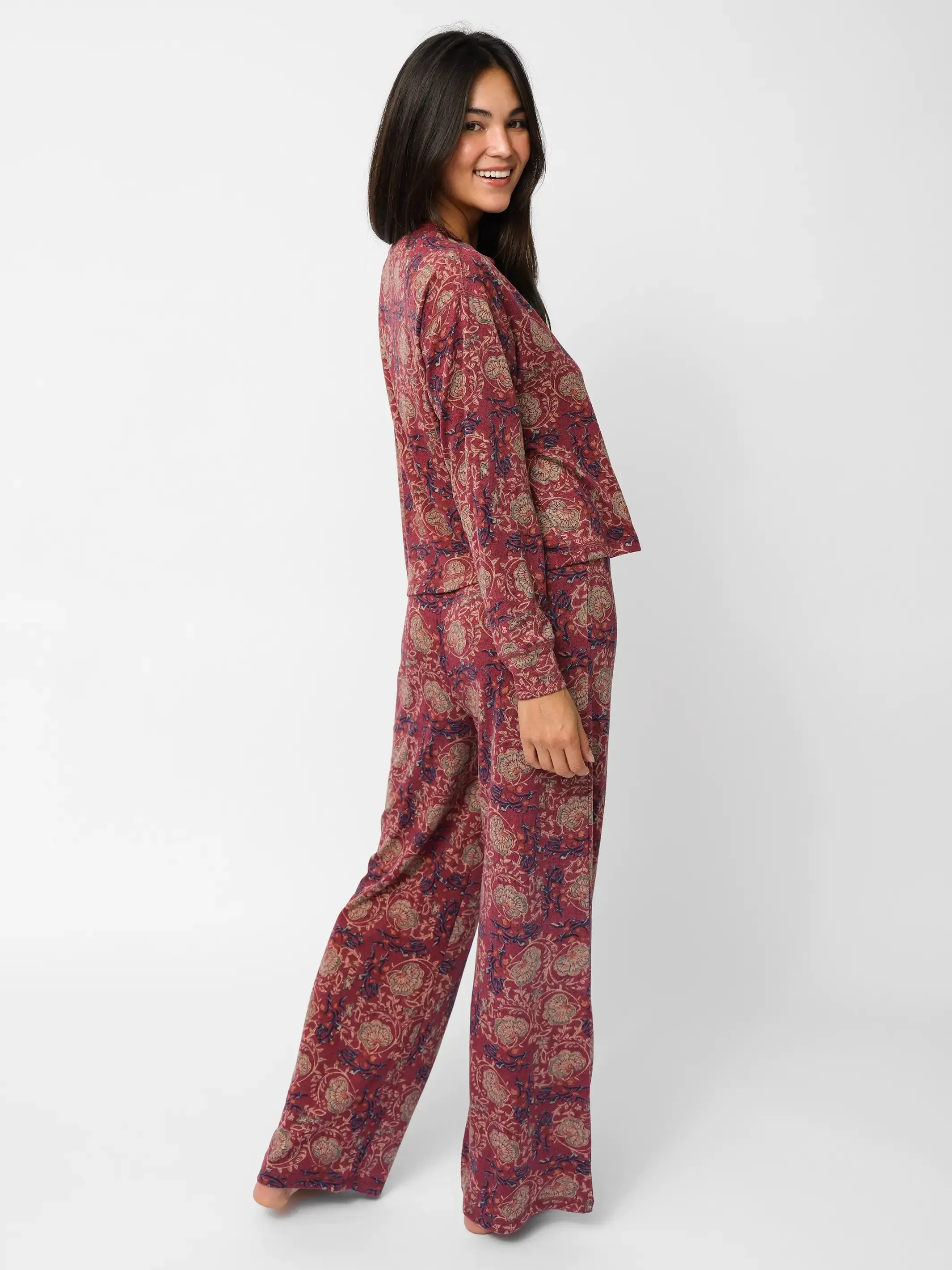 Peyton Lounge Set - Mauve India Vines sold by NATURAL LIFE product image thumbnail 4