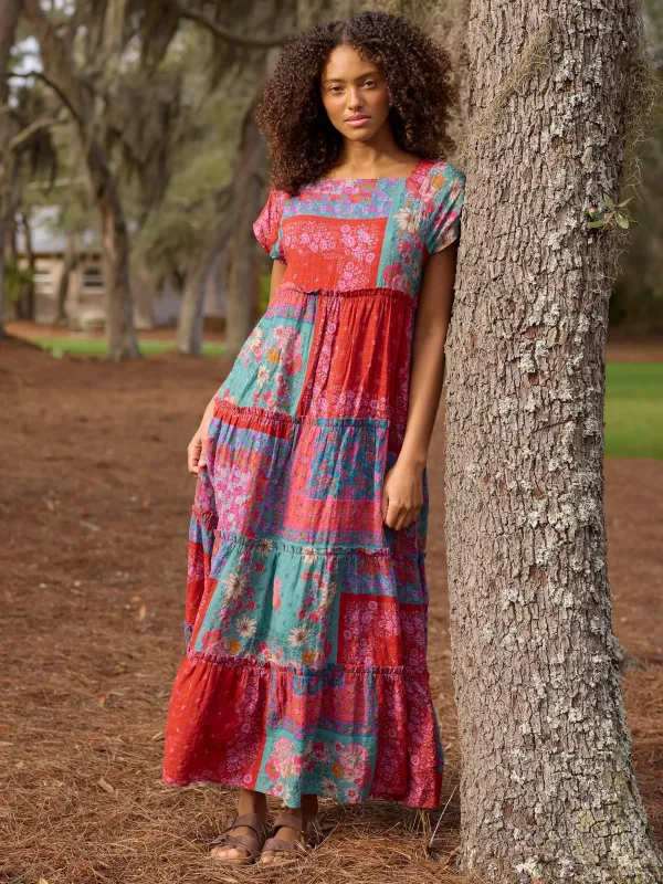 Berkley Maxi Dress - Jewel Positano Scarf sold by NATURAL LIFE