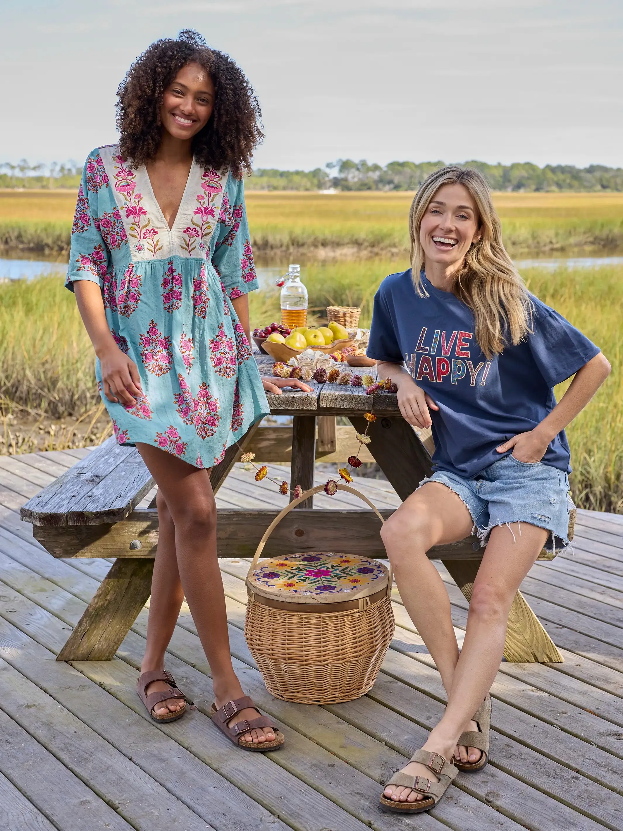 Take It In Cotton Applique Tee - Live Happy sold by NATURAL LIFE product image thumbnail 4