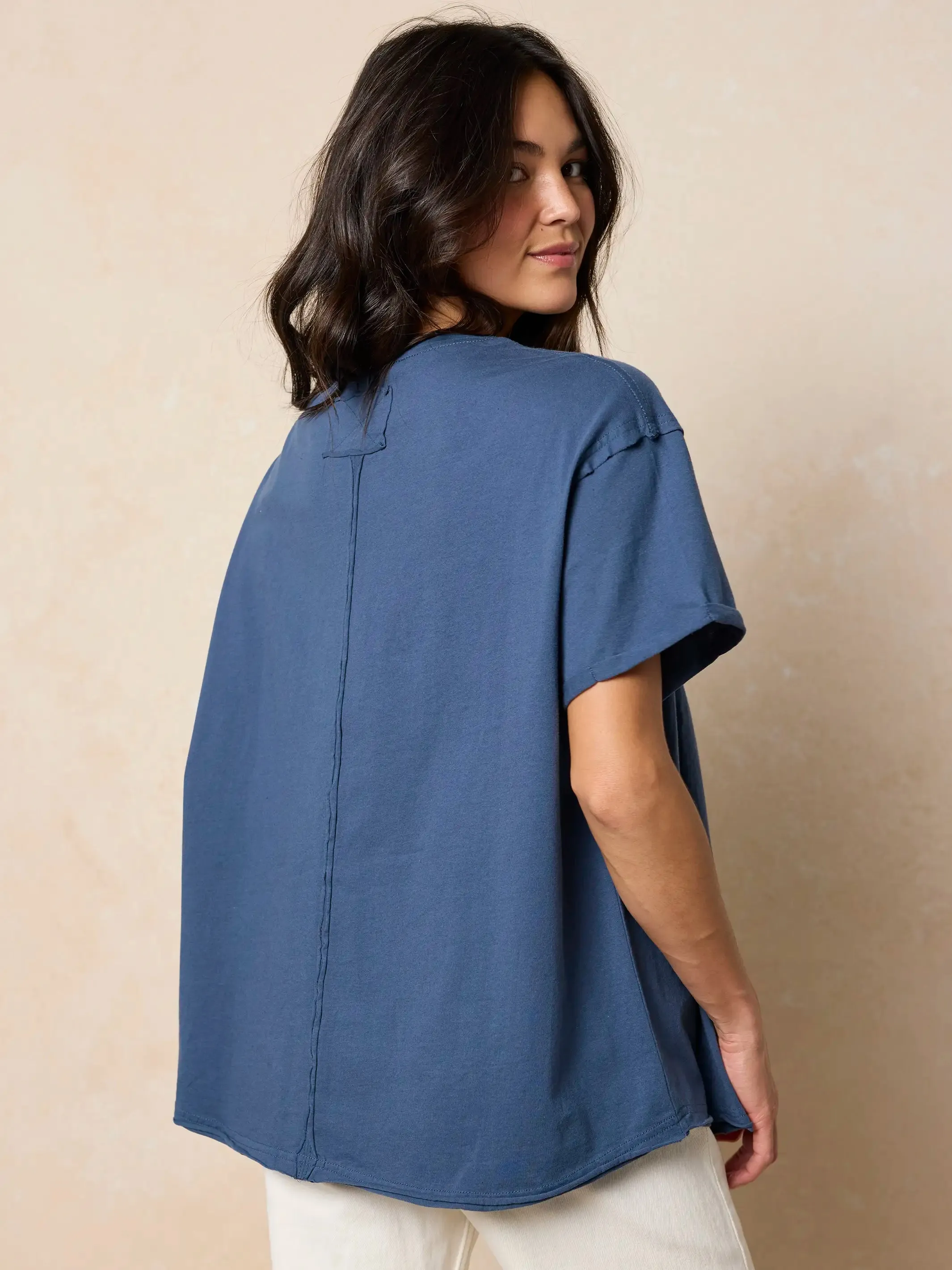 Take It In Cotton Applique Tee - Live Happy sold by NATURAL LIFE product image thumbnail 5