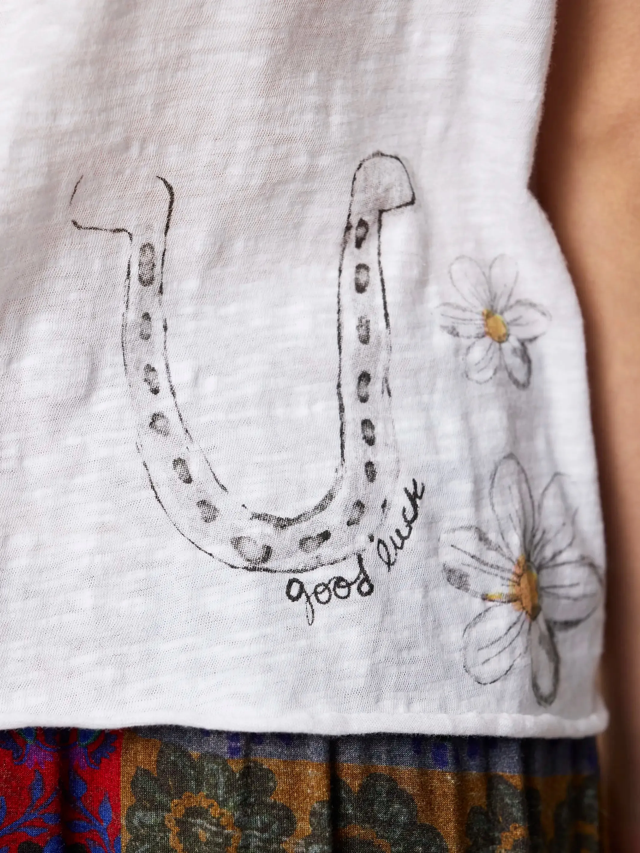 Aidan Cotton Tee - White sold by NATURAL LIFE product image thumbnail 5