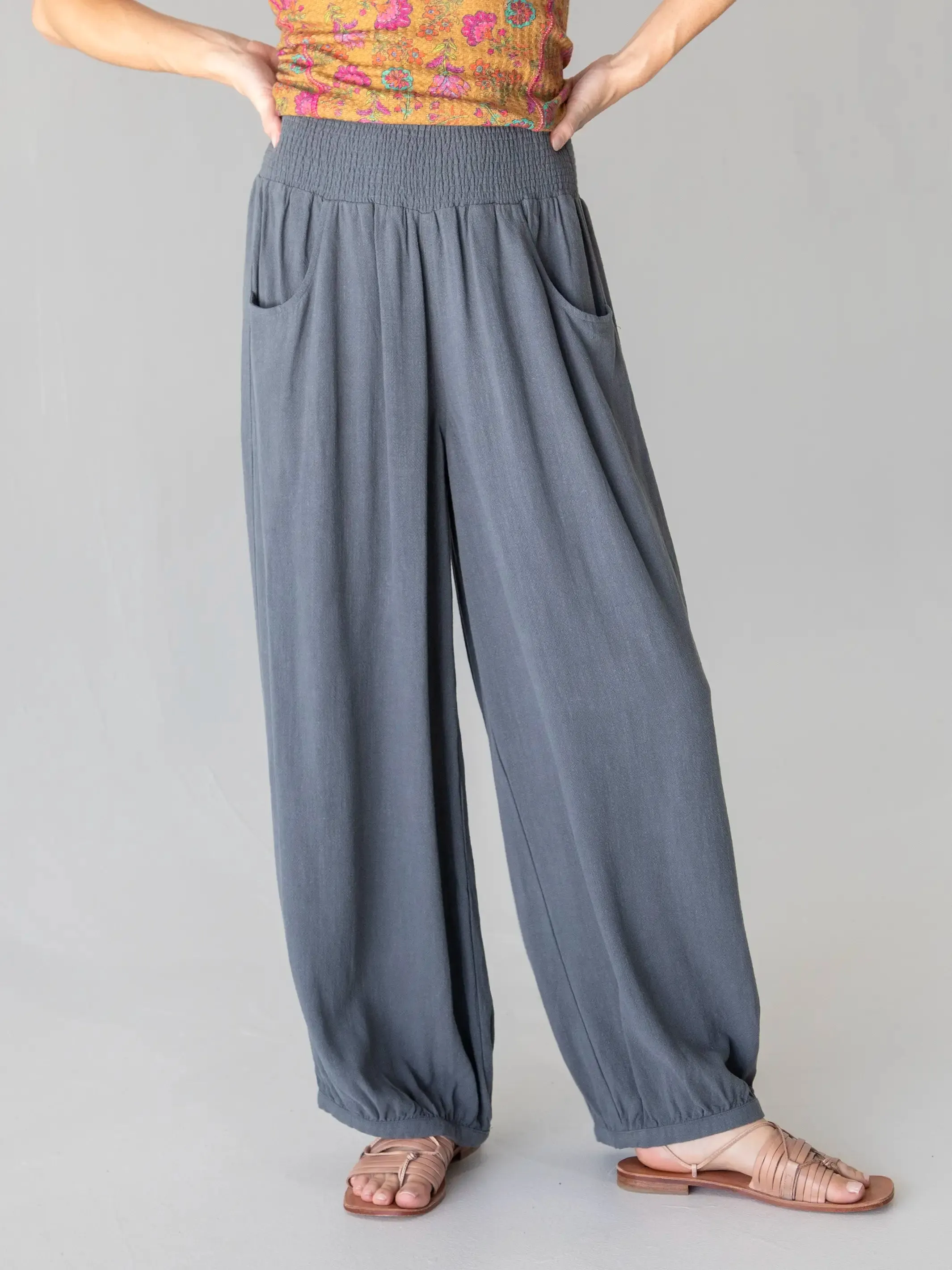 Around The Town Pants - Dark Blue Grey sold by NATURAL LIFE product image thumbnail 2