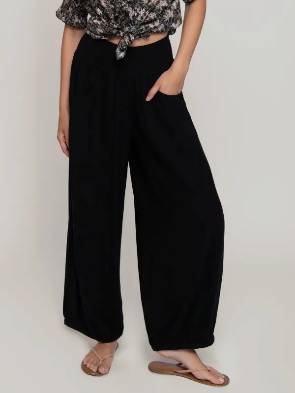 Around The Town Pants - Black sold by NATURAL LIFE