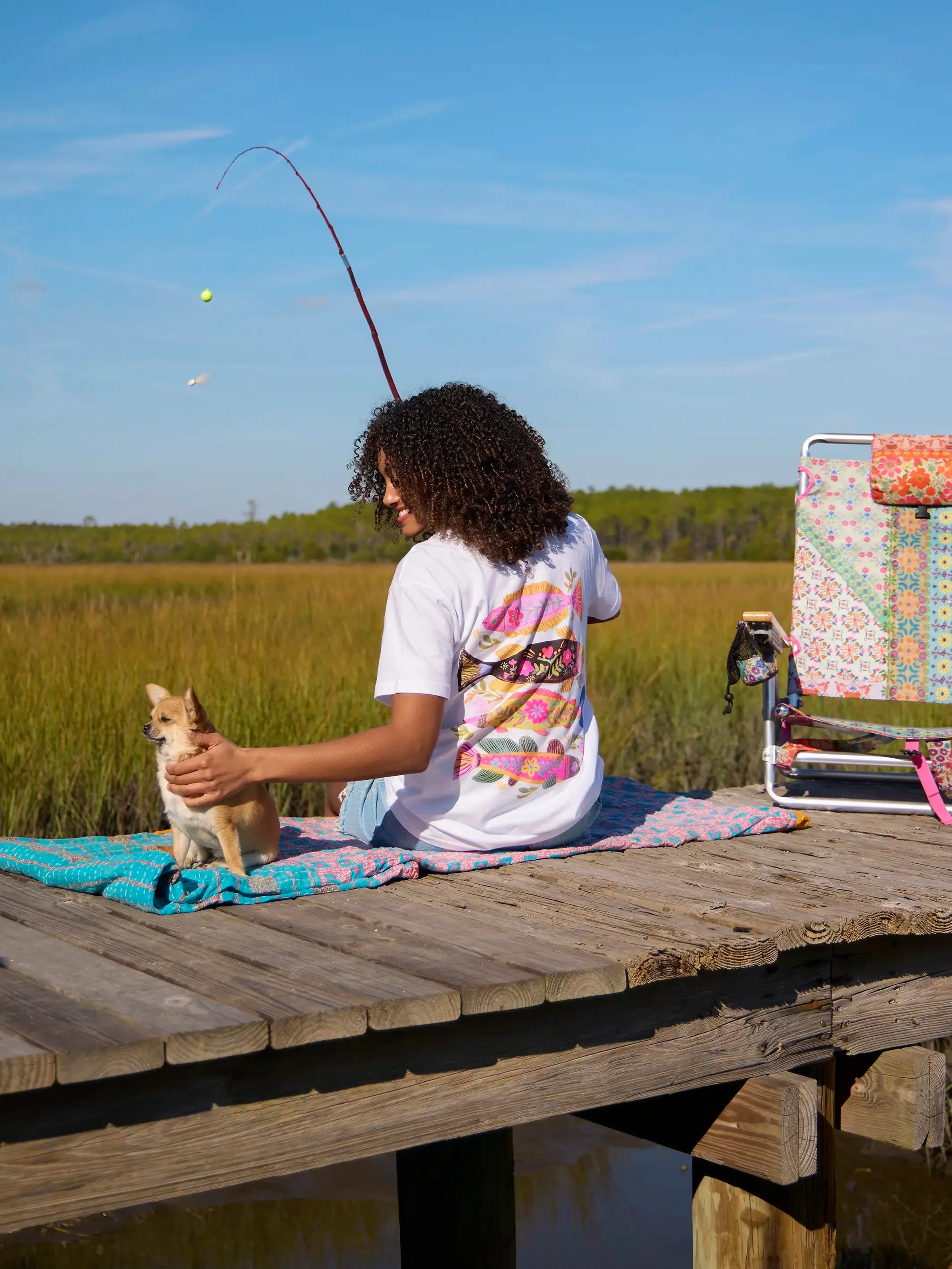 Cotton Comfy Tee Shirt - Fish sold by NATURAL LIFE product image thumbnail 4