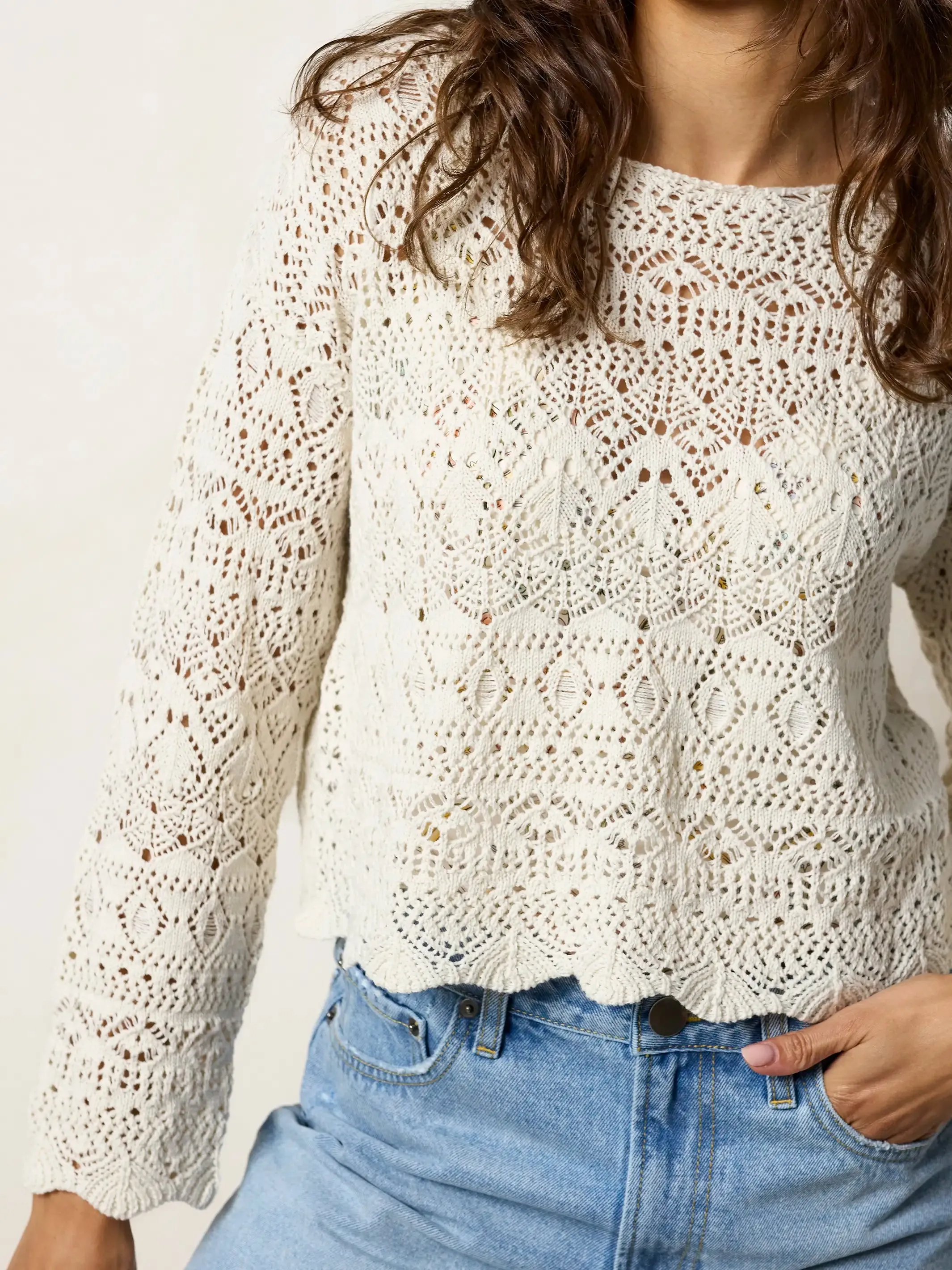 Blythe Summer Sweater - Natural sold by NATURAL LIFE