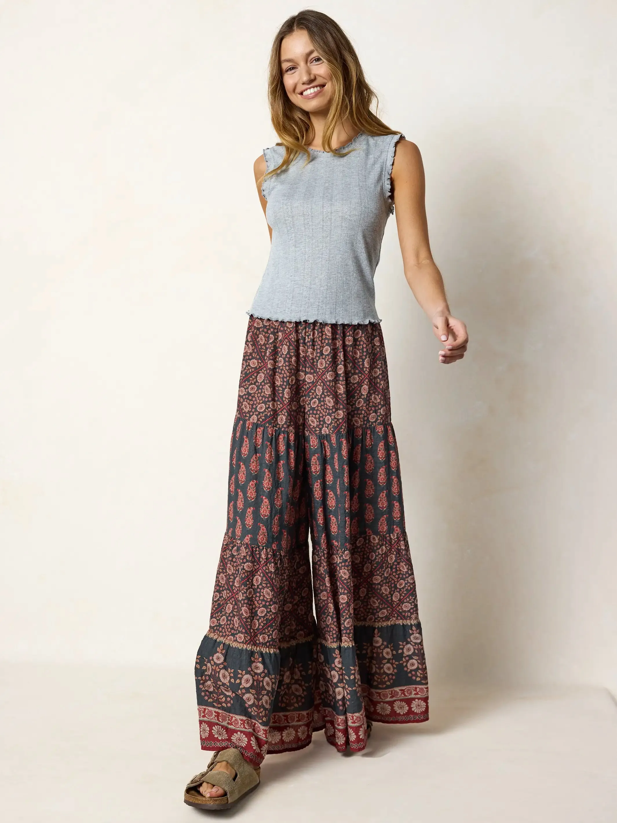 Janie Pointelle Tank - Heather Grey sold by NATURAL LIFE product image thumbnail 5