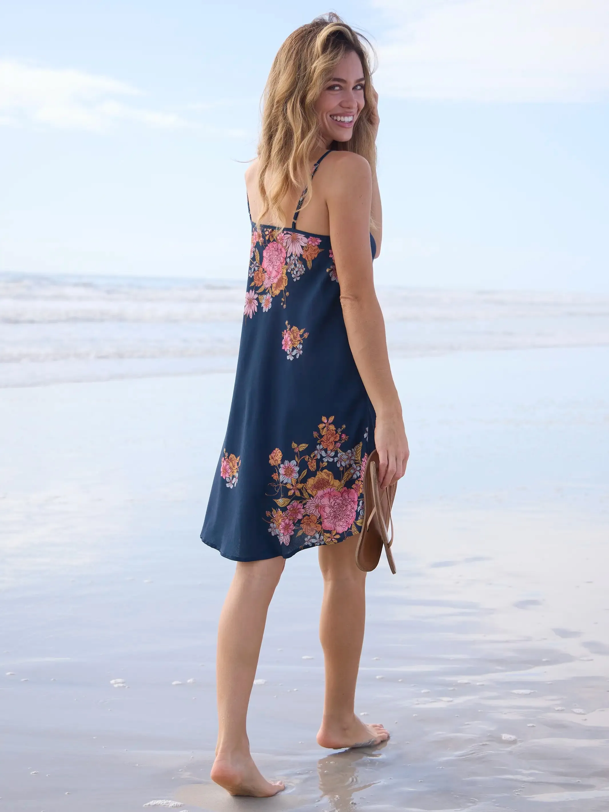 Amellia Mini Dress - English Garden Navy sold by NATURAL LIFE product image thumbnail 3