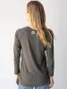 Long Sleeve Boho Cotton Tee Shirt - Groovy sold by NATURAL LIFE