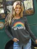 Long Sleeve Boho Cotton Tee Shirt - Groovy sold by NATURAL LIFE