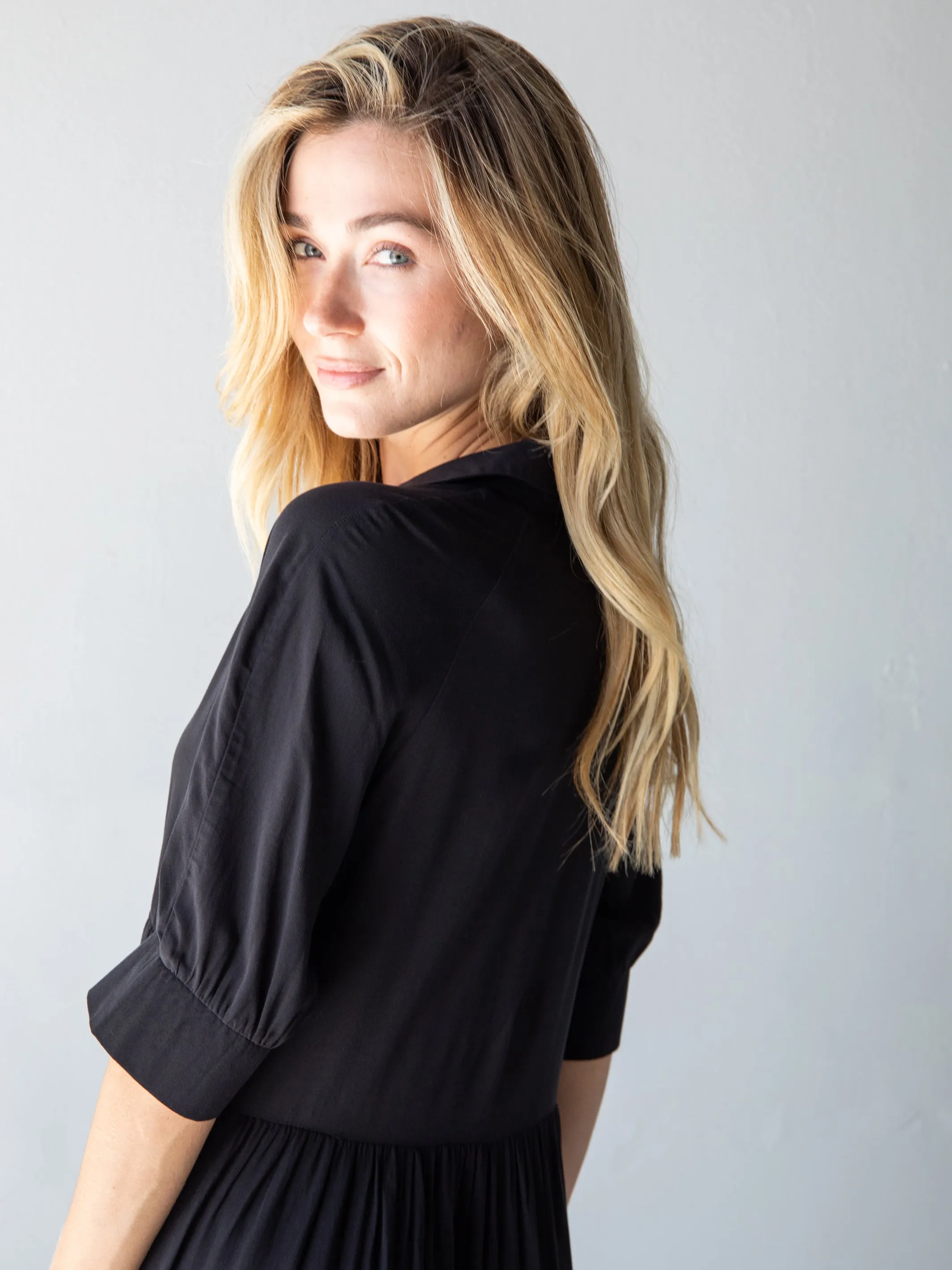 Rebecca Midi Dress - Black sold by NATURAL LIFE product image thumbnail 3