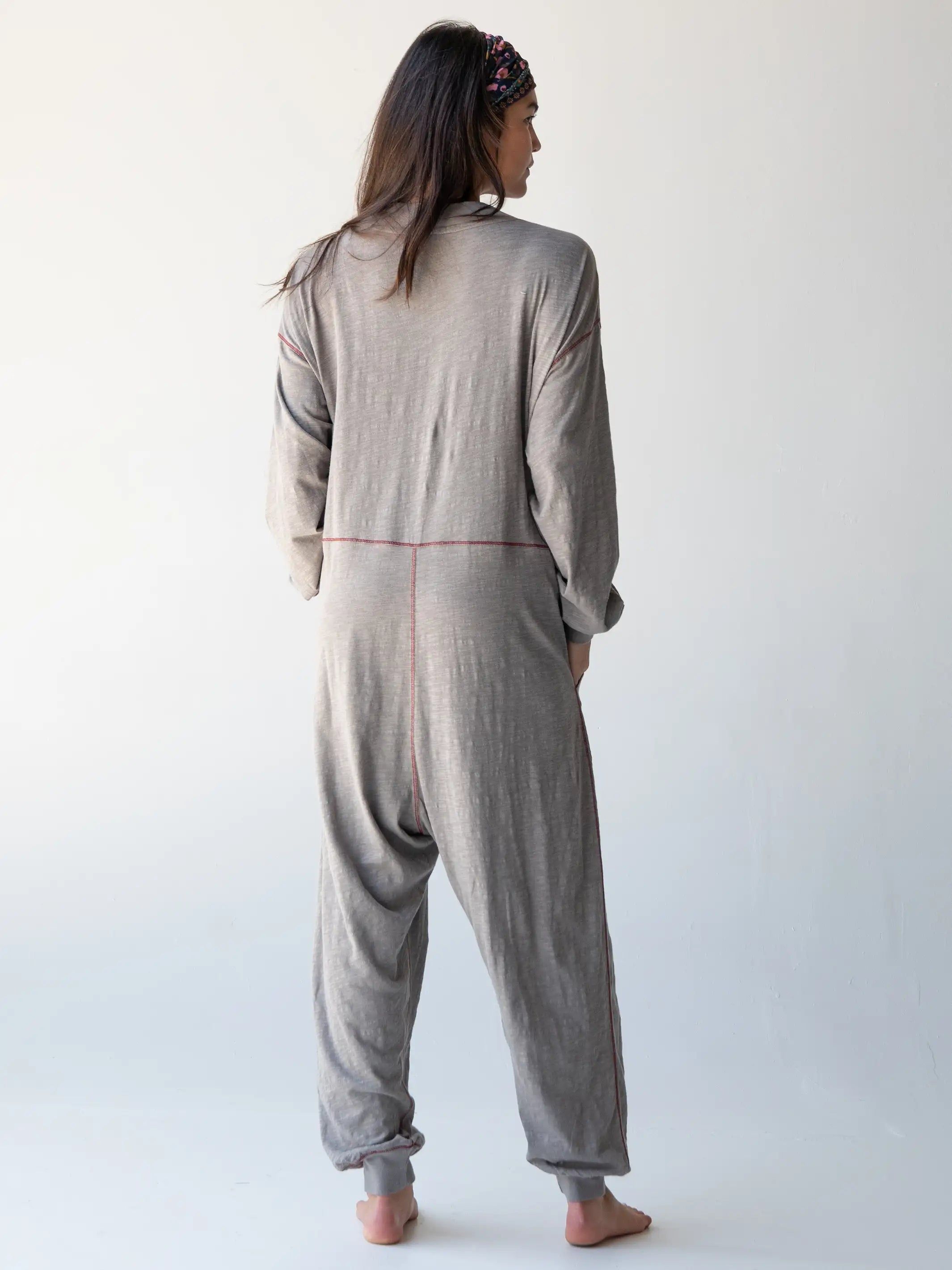 Johnnie Cotton Jumpsuit - Charcoal sold by NATURAL LIFE product image thumbnail 5