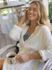 Weekend Morning Robe - White sold by NATURAL LIFE