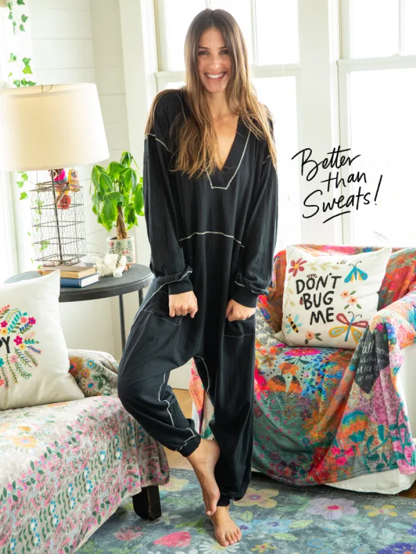 Johnnie Cotton Jumpsuit - Black sold by NATURAL LIFE