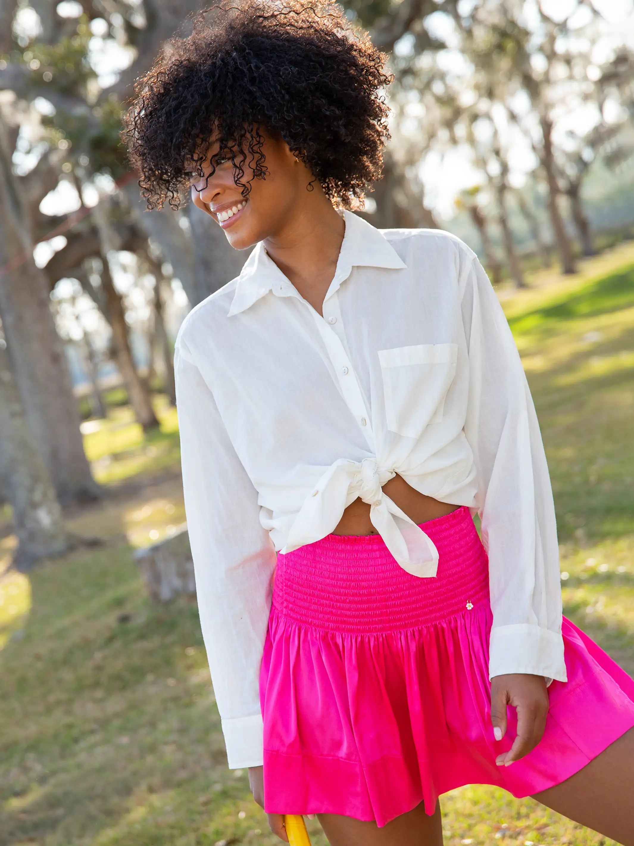 Daisy Skort - Hot Pink sold by NATURAL LIFE