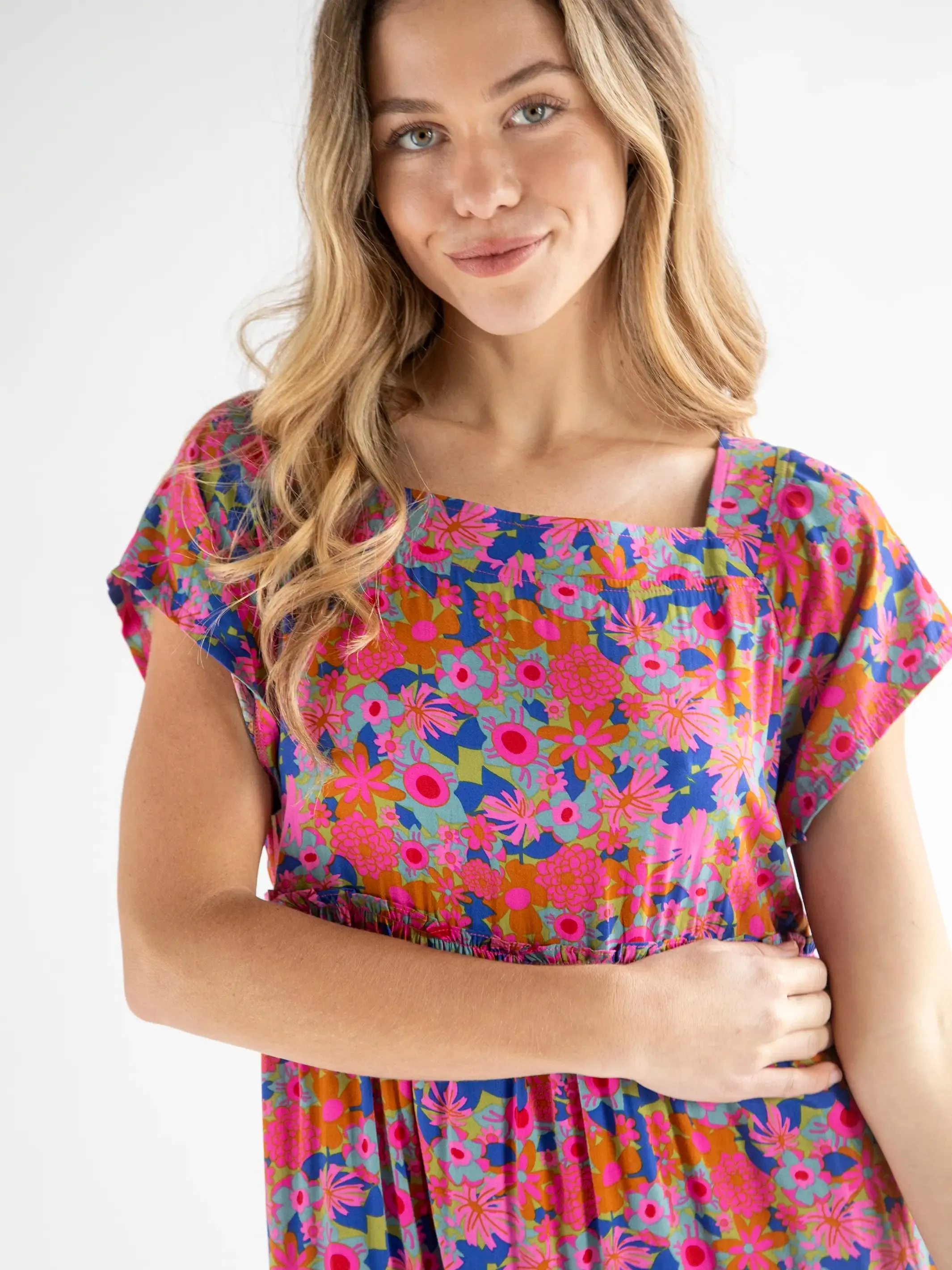 Berkley Maxi Dress - Rust Orchid Pink sold by NATURAL LIFE product image thumbnail 2