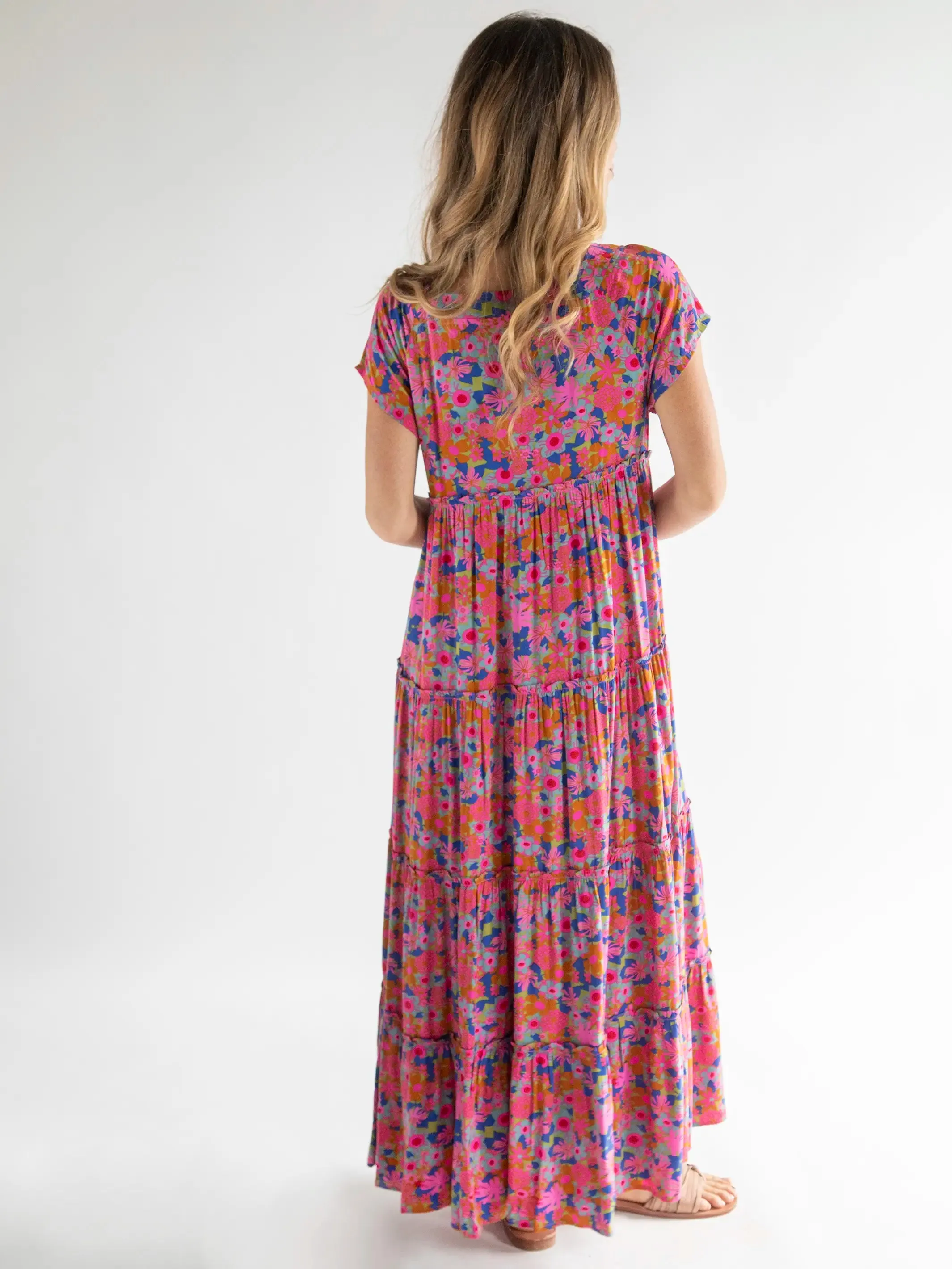 Berkley Maxi Dress - Rust Orchid Pink sold by NATURAL LIFE product image thumbnail 3